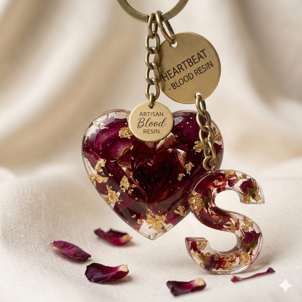 Resin blood preservation — Resin Art's — return gift — buy online India — Ammu's Gifts